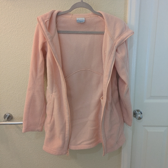 Columbia Peach Fleece Jacket New - No Tags - Picture 4 of 4
